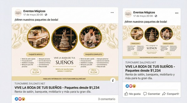 Vista Previa en Redes Sociales